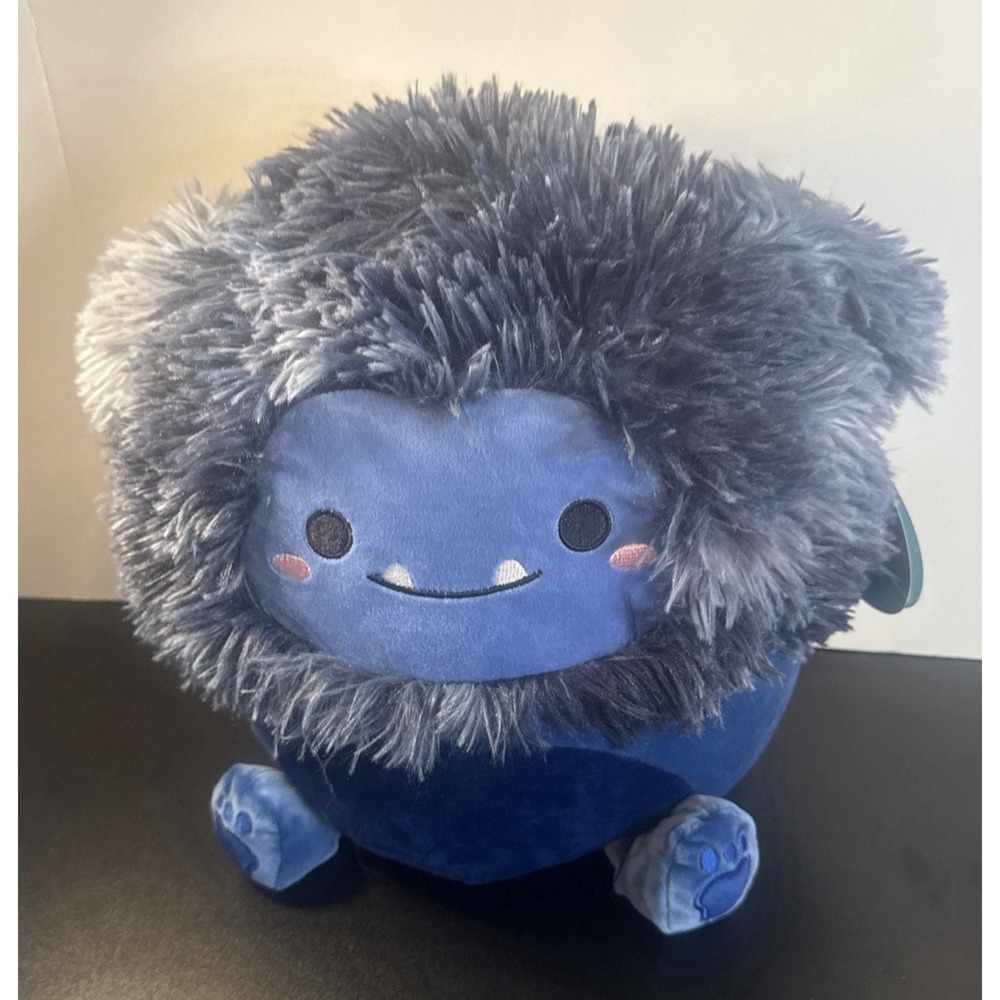 Squishmallows 11" Dani the Bigfoot Navy‎ Blue Plush Toy New